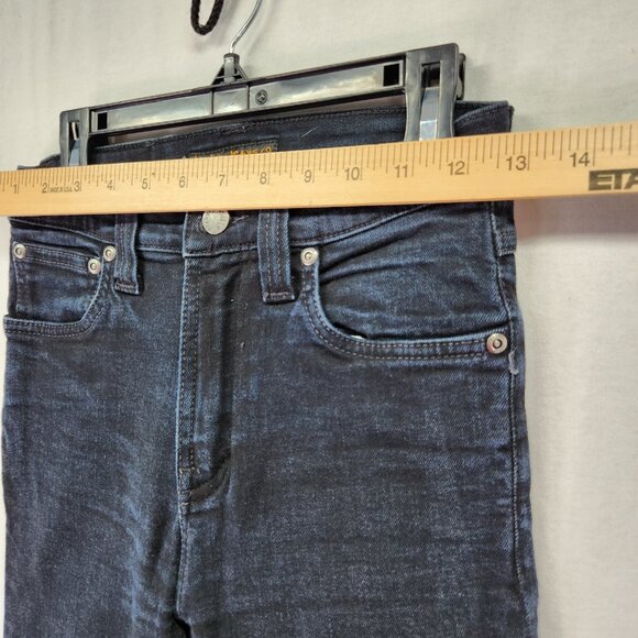 Nudie Jeans Womens Size 27X34 Skinny Mid Rise Slimming Stretch Faded Blue - Picture 7 of 15